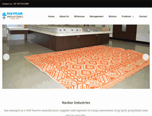 Tablet Screenshot of navkarmats.com